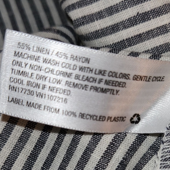 A New Day Size 1x Linen Blend Swing Top - Picture 7 of 13